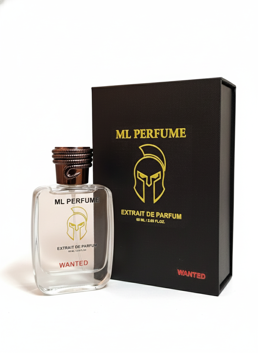 ML PERFUME Wanted Extrait De Parfum | Fresh Spicy Woody Fragrance | Long-Lasting Men’s Perfume (60ml)